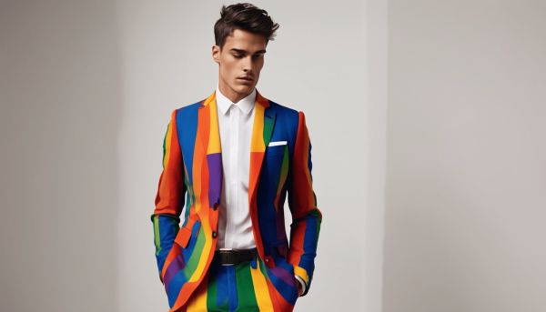Comment afficher une tenue arc-en-ciel homme pour toutes les occasions
