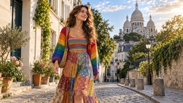 Exprimez votre style avec des vêtements arc-en-ciel uniques