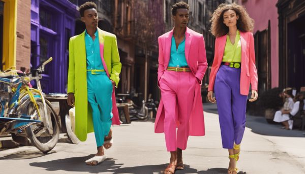 Habillez-vous avec des tenues multicolores pour cet été