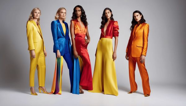 Vêtements arc en ciel pour une mode colorée et festive